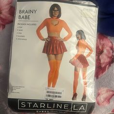 a woman's skirt and top sewing pattern from starlinea, with the label on it