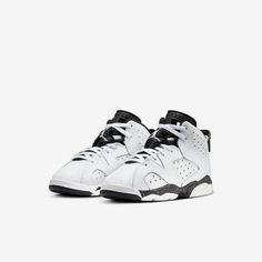 Brand: Air Jordan Model: Air Jordan 6 Retro (PS) Nickname: 'Reverse Oreo' Colorway: White/ Black SKU: DV3605-112 Release Date: 06/08/2024 Size: 11.5.  Gender: unisex.  Age Group: kids. Air Jordan 5 Retro Oreo, Air Jordan 6 Retro, Water Shoes Women, Jordan Model, Jordan 6 Retro, Aqua Shoes, Air Jordan 6, Children Shoes, Jordan 6