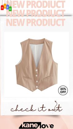 Women Summer Casual Slim Fit Solid Color Sleeveless Vest Women Summer Casual, Sleeveless Vest, Chic Woman, Elevate Your Style, Womens Vest, Summer Casual, Your Style, Slim Fit, Womens Tops