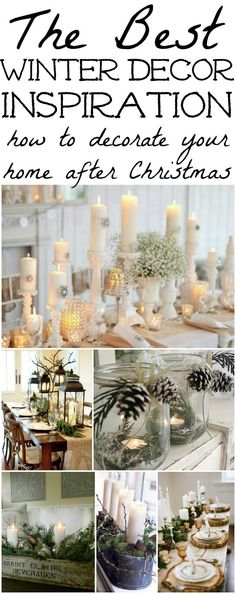 the best winter decor inspiration how to decorate your home after christmas