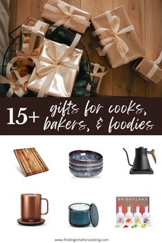 gifts for cooks, bakers and foodies