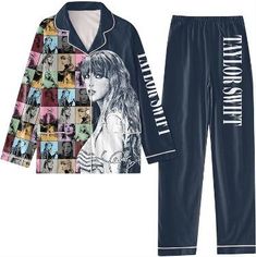 Christmas Pajamas For Family, Style Taylor Swift, Taylor Swift Birthday Party Ideas, Pajamas Matching, Womens Christmas Pajamas, T Shirt And Pants