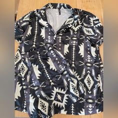 Brand New, Never Worn (Only Washed), Western Pajamas. Aztec Print. Western Pajamas, Western Pjs, Silk Pjs, Crazy Train, Birthday List, Aztec Print, Pajamas Women, Short Pants, Christmas Ideas