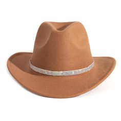 PRICES MAY VARY. MATERIAL:65% cotton, 35% polyester SIZE: Inside of hat circumference 56-58cm(22.-22.8 in), inside there is a tie for size adjustment SHINY Belt Buckle: Cowboy hat with SHINY belt buckle decorated, elegant and stylish.making you the center of attention Occasion:Use this cowboy hat festival, party, costume party, Halloween,with our glitter cowboy hat With multiple Colors, there's a good option to suit every unique style and personality, making these cowboy hats an ideal accessory Brown Cowgirl Hat, Rhinestone Cowgirl, Cowgirl Cowboy, Cowgirl Hats, Party Halloween, Wide Brimmed Hats, Brim Hat, Cowboy Hat, Festival Party