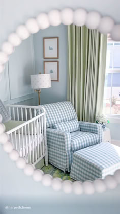 What’s blue, gingham, and looks absolutely darling in @harpeth.home’s nursery? The Crawford Swivel Glider in Blue Gingham, created in an exclusive collaboration with Maisonette. ✨ Shell Nursery, Nursery Seating, Twilight Home, Traditional Nursery, Pine Hill, Bird Nursery, Boy Nursery Ideas, Baby Boy Nursery Decor, Future Boy