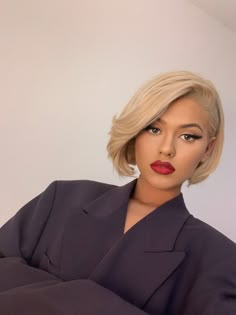 Meagan Good, Frontal Wig Hairstyles, Short Sassy Hair, Braided Cornrow Hairstyles, Honey Blonde Hair, Sassy Hair, Penteado Cabelo Curto, Cornrow Hairstyles, Short Blonde