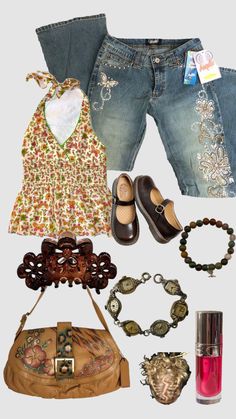 The Notebook Outfits, Notebook Outfits, Summer Clothes Aesthetic, Floral Blouse Outfit, Aesthetic 2024, Outfit Ideas Summer, Summer Green, Clothes Aesthetic