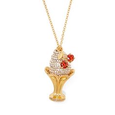 Nwot Ice Cream Sundae Pendant Necklace By Kate Spade Ny Top Off Any Outfit With This Decadent Ice Cream Sundae Pendant Necklace Complete With Sparkling Pav Stones And Crystal Cherries. The Level Of Detail And Craftsmanship Is Truly Exquisite. Must See To Appreciate. 32" Length; 3" Extender Lobster Clasp Closure Goldtone Plate/Glass/Cubic Zirconia Note: No Longer Have Original Packaging. Ships Nwot. Please See Pictures And Ask Questions As There Are No Returns No Exchanges No Exceptions Kate Spade Necklace, Bunny Necklace, Star Necklace Silver, Vintage Kate Spade, Crystal Statement Necklace, Long Silver Necklace, Studded Necklace, Enamel Necklaces, Ice Cream Sundae