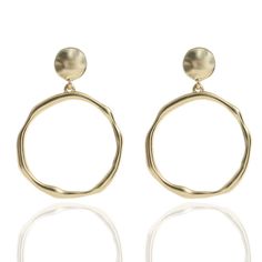 PRICES MAY VARY. Whispers Wavy Post Hoop Rise Collection Large Earrings twisted hoop dangle earrings These hoops are a game-changer for every outfit and occasion.Crafted with a 14k yellow gold plating and 925 sterling silver posts, our hoop earrings ensure a long-lasting finish, that is 100% nickel-free, cadmium-free, lead-free, and hypoallergenic. Ideal for everyday wear, from casual settings to special events. Various Occasions: The Gold Chunky Hoop Earrings fit for Casual Wear/ Valentine's Da Love Quinn, Hoop Dangle Earrings, Dangle Earrings Gold, Chunky Hoop Earrings, Geometric Pendant, Large Earrings, Gold Earrings Dangle, Jewelry Earrings Hoops, The Gold