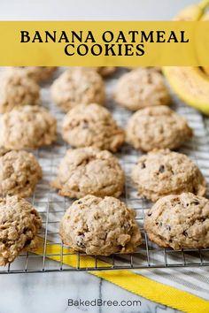 Soft, chewy, and packed with flavor—these Banana Oatmeal Cookies are the perfect guilt-free treat! Loaded with wholesome oats and sweet bananas, they’re perfect for breakfast or a snack! Christmas Morning Recipes, More Nutrition, Banana Oatmeal Cookies, Peanut Butter Roll, Oats Breakfast, Banana Oats, Banana Oatmeal, Christmas Food Dinner, Peanut Butter Chips