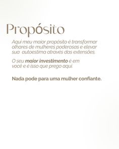 an advertisement for proposto in spanish, with the caption's description