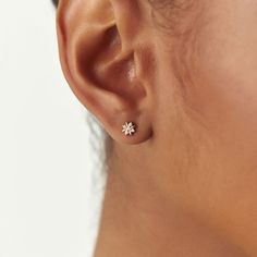 14k Diamond Stud Earrings / Floral Diamond Stud / 14K Gold Dainty Flower Stud Earrings / Birthday Gift Ideas By Ferkos Fine Jewelry ▶ Details   * Made to Order * Gold Kt: 14K (also available in 18K) * Available Gold Colors: Rose Gold, Yellow Gold, White Gold * Round Diamonds: 10 Pcs 1.3MM * Diamond Ctw: 0.10 ctw * Diamond Color-Clarity: G Color SI Clarity  * Ready to Ship in 4-10 Business Days ▶ See more of our Diamond Earrings here - https://etsy.me/3YbpVq2  ▶ See our storefront here - http://etsy.me/2lUcVnH  ▶ All store sections here  Diamond Rings - http://etsy.me/2lwKUl8  * Diamond Earrings - http://etsy.me/2lyqVBP  * Diamond Necklace - http://etsy.me/2mqa6O1  * Diamond Bracelets - http://etsy.me/2mVrAB5  * Diamond Wedding Rings - https://etsy.me/3YbpVq2  * Gold Wedding Band - https:// Classic 14k Gold Flower Earrings For Anniversary, 14k Gold Flower Earrings For Anniversary, 14k Gold Pierced Flower Earrings For Anniversary, 14k Gold Fine Jewelry Flower Earrings For Anniversary, Fine Jewelry White Gold Flower Earrings Gift, Classic Flower Earrings With Prong Setting As Gift, 14k White Gold Flower Earrings For Anniversary, Dainty Yellow Gold Flower Earrings For Anniversary, Rose Gold 14k Flower Earrings For Anniversary