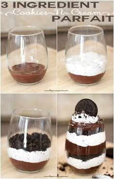 Cookies n Cream Parfait | Community Post: 14 Insanely Delicious Parfaits To Sweeten Up Your Winter Mousse Dolce, Dessert Mini, Dessert Shooters, Cookies N Cream, Resep Smoothie, Parfait Desserts, Parfait Recipes, Cookies N Cream Cookies, Dessert Cups