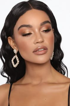 Gala Earrings, Gold Makeup Looks, Smink Inspiration