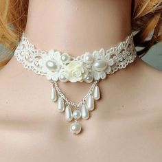 This Unique Piece Is A Wonderful Addition To Your Wardrobe And Your Style; Sure To Get Lots Of Compliments! Gsun0s50x00ju10 Floral Choker, Tassel Lace, Silhouette Necklace, Heart Costume, Abstract Pendant, Velvet Choker Necklaces, Fairy Crafts, Lace Choker, Sunflower Necklace