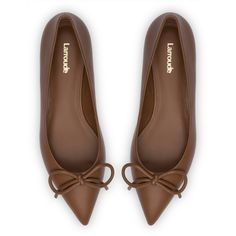 Pointed Ballet Flats, Elegant Flats, Brown Flats, Girly Shoes, Comfortable Flats, Ballerina Flats, Dream Shoes