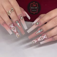 Easy Nail Designs For Beginners, Picasso Nails, Nail Art Designs Valentines, Nail Art Designs Valentines Day, Nail Designs For Beginners, Flare Nails, Easy Nail Designs, Easy Nail Art Designs, Long Acrylic Nail Designs