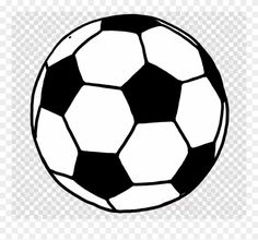 a black and white soccer ball on a transparent background