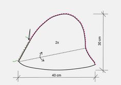 a diagram showing the height of a cone