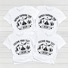 "Family Camping Trip 2024 Shirt, Camping Shirts, Group Camping Shirts, Family Camping Shirts, Adventure Shirt, Camping Outfit, Camping * Processing time is 1 business day (there may be exceptions during holiday seasons). Delivery time is based on your shipping type selection and location. Please check the estimated delivery times at checkout and upgrade the shipping at checkout if you need it sooner. * All items are made-to-order. Because of the nature of these items, unless they arrive damaged Family Camping Shirts, Outfit Camping, Camping Outfit, Group Camping, Camping Shirts, Family Camping Trip, Adventure Shirt, Camping Theme, Camping Outfits