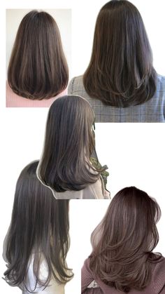 Oval Haircut, Long Hair Cuts Straight, Hair Stayl, Long Hair Highlights, Cool Hair Designs, Help Hair Grow, Korean Hair Color, Inspo Hair