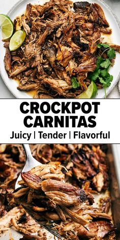 Crockpot carnitas recipe Best Cinco De Mayo Recipes, Cinco De Mayo Party Food Crockpot, Healthy Authentic Mexican Recipes, Carnitas Meal Prep, Authentic Carnitas Recipe Mexico, Instapot Slow Cooker Recipe, Spanish Crockpot Recipes, Mexican Chicken Recipes Crockpot, Mexican Dinner Sides