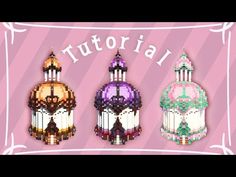 three different types of perfume bottles on a pink background