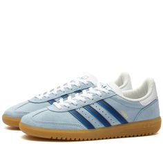 Adidas Hand 2 Clear Sky & Dark Blue & Core White | END. Sky Dark, Blue Core, Adidas Originals Shoes, Color Shoes, Gucci Jewelry, Prada Eyewear, Luxury Sneakers, Shoe Inspo, Clear Sky