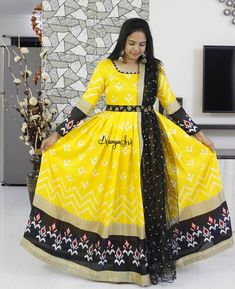 Red Blouse Design, Yellow Anarkali, Kalamkari Dresses, Ikkat Dresses, Cotton Saree Blouse Designs