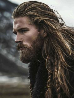 Discover 30 Bold Viking Hairstyles for Men: From Braided Classics to Modern Undercut Inspirations Viking Hairstyles For Men, Braids Viking, Men Long Hair, Braided Designs, Viking Beard Styles, Viking Haircut, Modern Undercut, Viking Hairstyles, Modern Viking