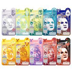 PRICES MAY VARY. Deep Power Ringer Mask 10 Types * 1 Sheet ( Total 10 Sheets ) 1 day 1 pack you are using to choose for each day of the week ! Since the humidity high coercive of the skin to wrinkle functionality authentication mask pack EGF, Milk, Vita, Collagen, Tea tree, Fruits, Honey, Red ginseng, Aqua, Asiatica Made in Korea 1.EGF Deep Power Pack Ringer mask: wrinkle Functional - skin nutrition, anti-wrinkle, moisturizing skin and skin elasticity 2. Milk Ringer mask Deep Power Pack : skin r Elizavecca Milky Piggy, Skin Essence, Skin Nutrition, Red Ginseng, Mask Pack, Mask Types, Face Sheet Mask, Face Mask Set, Beauty Mask