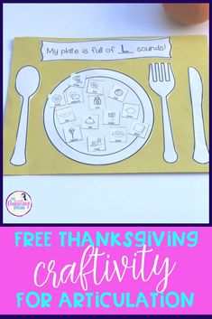 the thanksgiving craftivity for preschoolers is perfect