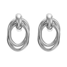 PRICES MAY VARY. Classic Silver Earrings: A classic, these clip on earrings feature an elegant and uncomplicated style.Clip-on earrings diameter is 0.78", total weight 0.31 oz. Comfortable to Wear: Our unique buckle can be easily worn on unperforated ears, making it comfortable. Versatile and Chic: Elevate your look with these stunning sillver clip-on hoop earrings. Their timeless beauty and exquisite craftsmanship make them a perfect accessory for any occasion. Love Gift: Perfect fashion earrin Silver Statement Earrings, Earring Gift, Twist Knot, Clip Earrings, Earrings Silver, Love Gifts, Earring Gifts, Clip On, Timeless Beauty