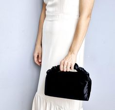 Black Velvet Evening Bag - High-Quality Material,Rectangular Shape, Compact Yet Spacious Clutch,Handmade purse for event party,Handbag Gift The bag can be produced in three colors: black, burgundy and navy blue. This elegant black velvet evening bag is crafted from high-quality materials, perfect for adding a touch of sophistication to any outfit. The bag features a trendy baguette, rectangular shape with a zippered closure to keep your essentials secure. Despite its compact size, it's spacious Party Handbags, Handmade Purse, Bridesmaid Bags, Handmade Purses, Baguette Bag, Velvet Bag, Event Party, Small Handbags, Clutch Handbag