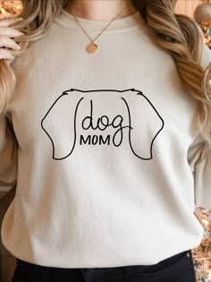 Cute Trendy Shirts, Dog Mom Cricut Projects, Rescue Dogs For Adoption Near Me, Shirts To Make With Cricut, Dog Shirt Ideas, Dog Mom Quotes, Drawn Dog, Dog Mom Svg, Idee Cricut