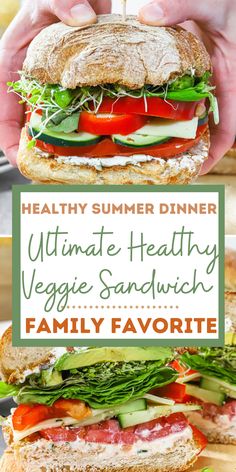 the ultimate healthy veggie sandwich recipe for family favorite