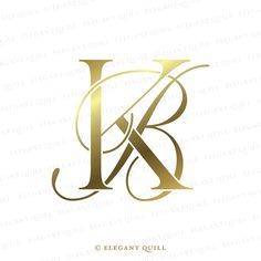 feminine logo, BK logo gold Letter Love, Wedding Initials, Monogram Logo Design, Wedding Monogram, Feminine Logo, Initials Logo