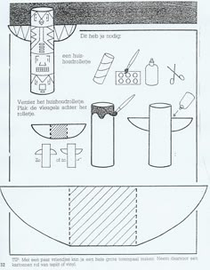 the diagram shows how to make vases with different types of shapes and sizes,