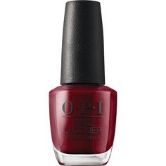 Opi Red Nail Polish, Opi Red, Nail Base Coat, Opi Colors, Opi Polish, Opi Nail Colors, Fun Nail Colors, Colors For Dark Skin, Red Nail Polish