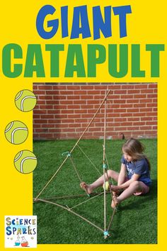 How to Make a Giant Catapult David And Goliath, Stem Challenges, Tennis Balls, Science For Kids, Fun Science, Fun Games, Travel Fun, Homework, Fun Activities