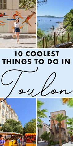 the top ten things to do in tullan, with text overlaying it