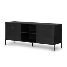 Soto Media Console Angled View 228776-001 Media Storage Cabinet, Iron Console, Iron Console Table, Media Consoles, Modern Entertainment Center, Iron Hardware, Bohemian Modern, Media Cabinet, Media Storage