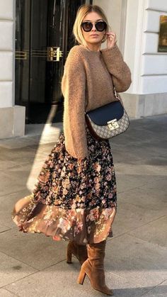 Casual Christmas Party Outfit, Look Boho Chic, Casual Party Outfit, Chique Outfits, Boho Style Outfits, Mode Boho, Mode Casual, Looks Street Style, Trendy Fall Outfits