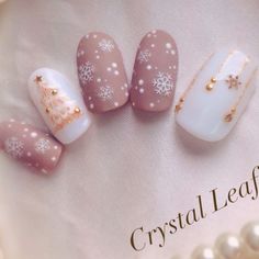 Image Nails, Holiday Nail Designs, Christmas Nail Art Designs, Christmas Nail Art, Manicure E Pedicure