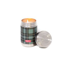 In the Pines Vintage Canteen Candle – Good & Well Supply Co. Vintage Thermos, Green Tartan, Eucalyptus Mint, The Pines, Vintage Camping, Natural Soy Candles, Pine Needles, Home Candles, Vintage Plaid