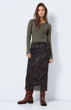 Noisy may Lucia Printed Mesh Maxi Skirt | Nordstrom Mesh Maxi Skirt, Bold Prints, Lettuce, Maxi Skirt, Top Brands, Nordstrom, Mesh, Size Medium, Trim