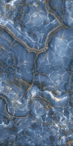 blue marble with gold veining is shown in this image, it looks like the surface has