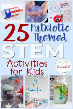 Fireworks Stem Activities, Memorial Day Stem Activities, Fourth Of July Homeschool, 4th Of July Stem Activities, Patriots Day Activities, Summer Daycare, Stem Activities For Kids, July Activities