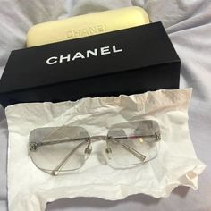 Vintage Chanel Sunglasses, Near Perfect Condition Vintage Chanel Sunglasses, Chanel Sunglasses, Chanel Accessories, Accessories Vintage, Vintage Chanel, Sunglasses Accessories, Limited Time, Chanel, Women Accessories