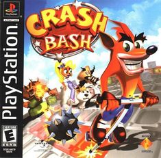 the game cover for crash bash